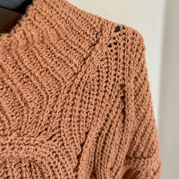 100% Cotton FREE PEOPLE Seasons Change Cozy Knit Sweater - Picture 4 of 8